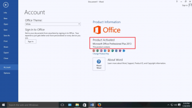office 2016 product key activation
