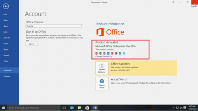 how to activate ms office 2019 without product key