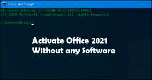 Office 2021 Activation without any Software