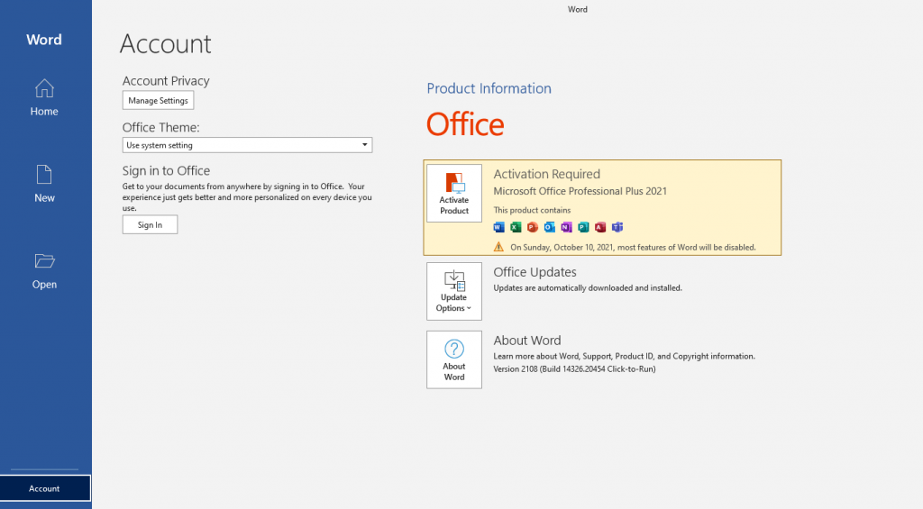 microsoft office 2021 serial key